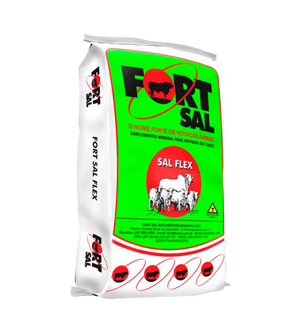 Suplemento Mineral Proteico para Bovinos de Corte Fort Sal Flex