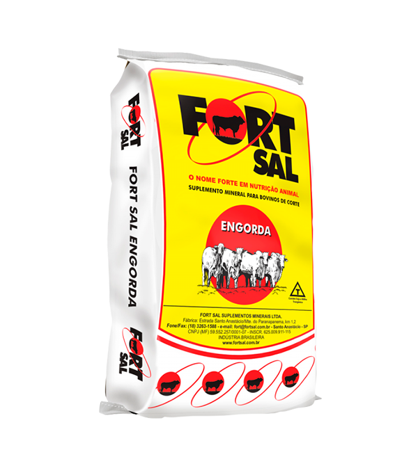 Suplemento Mineral para Bovinos de Corte Fort Sal Engorda