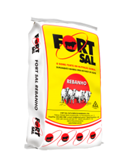 Suplemento Mineral para Bovinos de Corte Fort Sal Rebanho